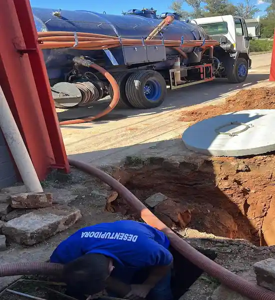 Fundadores e equipe da Limpa Fossa Itu